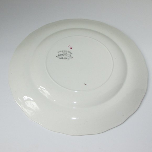 Vintage Dinner Plate Swinnerton's Rosetta Luxor Vellum Pink Yellow Roses 837608 - Picture 2 of 4